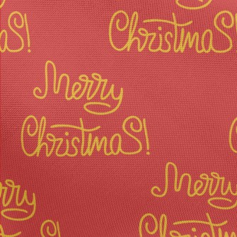 Handwritten Merry Christmas Pongee
