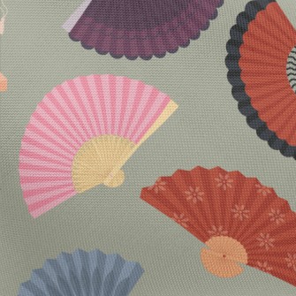 Traditional Oriental Folding F Pongee