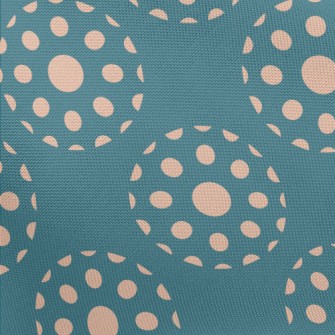 Apricot Polka Dot Decoration Pongee