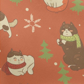 Winter Scarf Cat Pongee