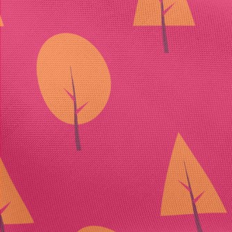 Lovely Orange Forest Pongee