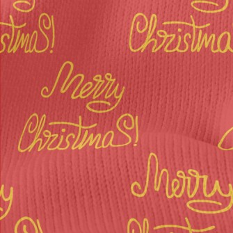 Handwritten Merry Christmas Stretch Jersey