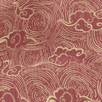 Chinese Clouds And Circles Stretch Jersey