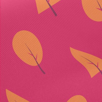 Lovely Orange Forest Midweight Cotton Poplin