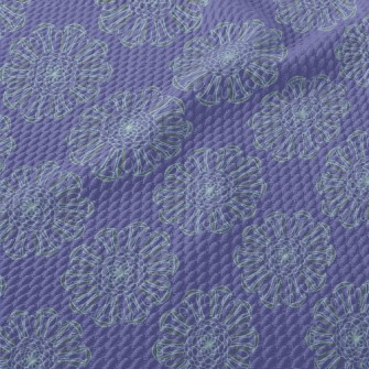 Romantic Purple Kaleidoscope Birdseye Piqué