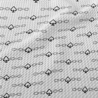 Spades And Chains Birdseye Piqué