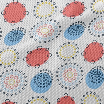 Colorful Dots Birdseye Piqué