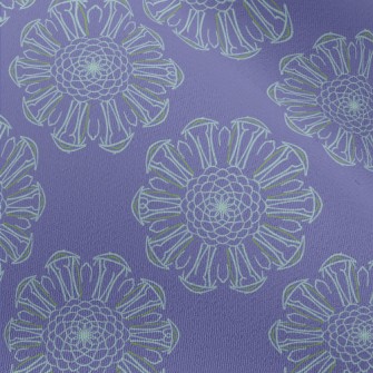 Romantic Purple Kaleidoscope Chiffon