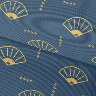 Chinese Cartoon Folding Fan Waterproof Oxford