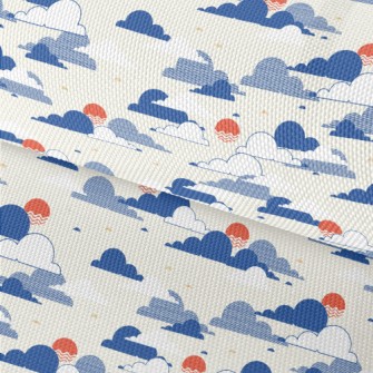 Modern Japanese Sky Waterproof Oxford