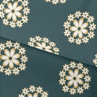 Cute Little Flower Wreath Waterproof Oxford