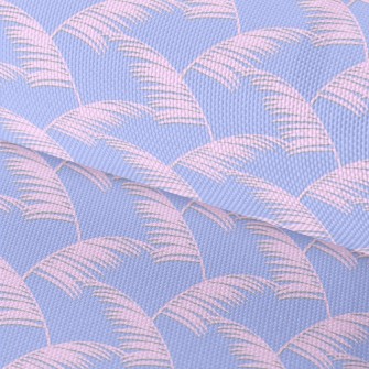 Dreamy Pink Palm Leaves Waterproof Oxford