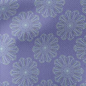 Romantic Purple Kaleidoscope Waterproof Canvas