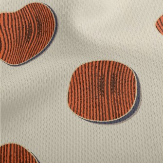 Retro Simple Round Athletic Mesh Flat Back