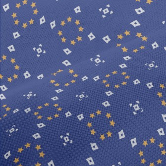 Stars And Geometric Circles Performance Linen
