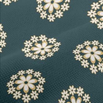 Cute Little Flower Wreath Performance Linen