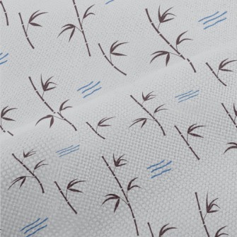 Simple Bamboo And Flowing Wate Performance Linen