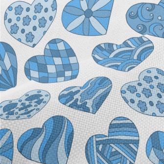 Hand Drawn Pattern Love Performance Linen