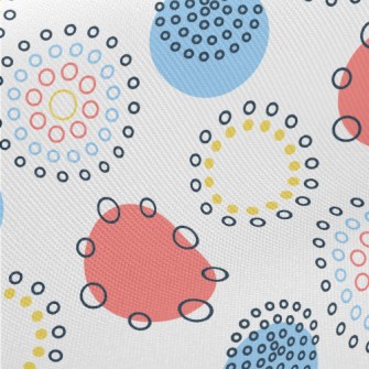 Colorful Dots Twill
