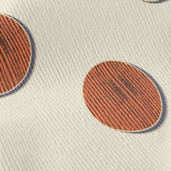 Retro Simple Round Standard Corduroy