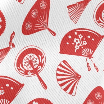 Cute Red Fan Standard Corduroy