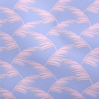 Dreamy Pink Palm Leaves Dobby