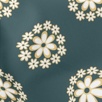 Cute Little Flower Wreath Stretch Ponte