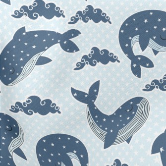Closed-eye Whale And Stars Stretch Ponte