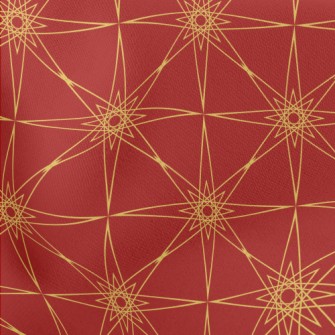 Geometric Line Art Stretch Ponte