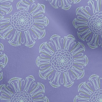 Romantic Purple Kaleidoscope Micro Fleece