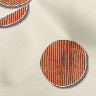 Retro Simple Round Micro Fleece