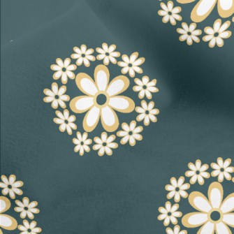 Cute Little Flower Wreath Micro Fleece