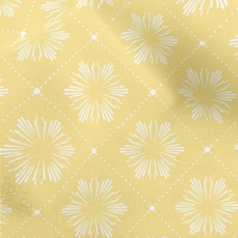 Yellow Summer Rhombus Micro Fleece