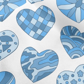 Hand Drawn Pattern Love Micro Fleece