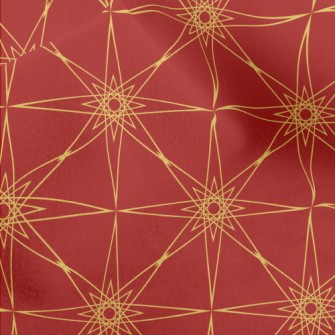 Geometric Line Art Micro Fleece