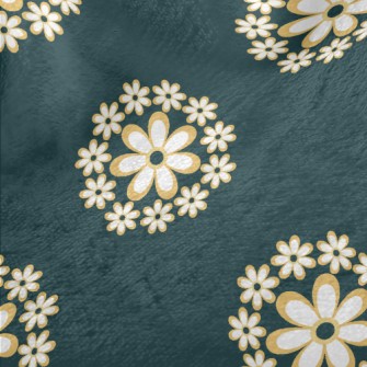 Cute Little Flower Wreath Minky