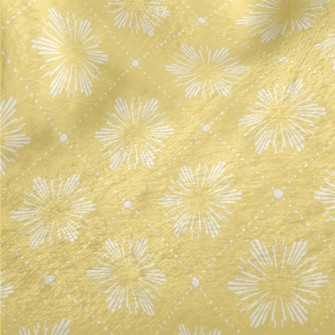 Yellow Summer Rhombus Minky