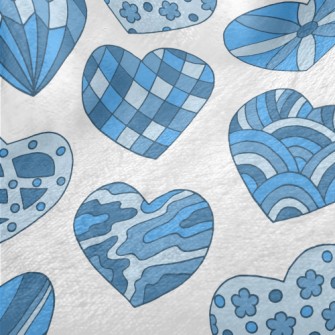 Hand Drawn Pattern Love Minky
