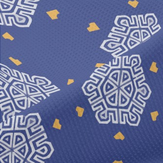 Geometric Symmetry Decoration Piqué