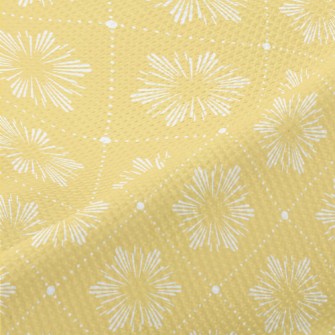 Yellow Summer Rhombus Piqué