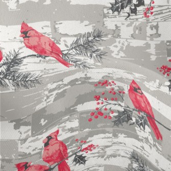Beautiful Red Parrot Lightweight Performance Linen
