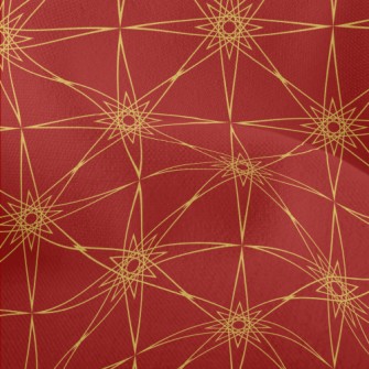 Geometric Line Art Lightweight Performance Linen