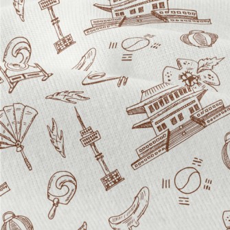 Hand Drawn Korean Elements Modern Jersey