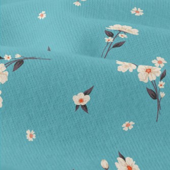 Elegant White Flowers Modern Jersey