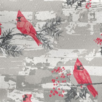 Beautiful Red Parrot Jersey Backed Fleece