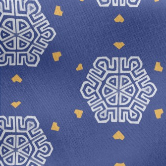 Geometric Symmetry Decoration Jersey Backed Fleece