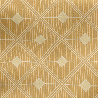 Line Art Deco Jersey Backed Fleece