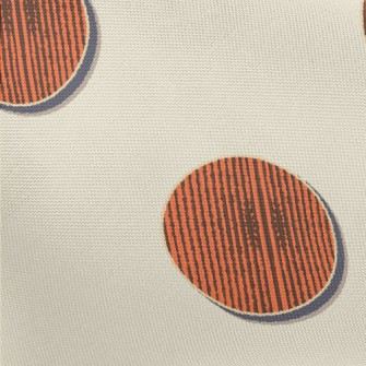 Retro Simple Round Pongee