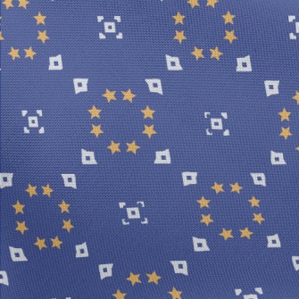 Stars And Geometric Circles Pongee