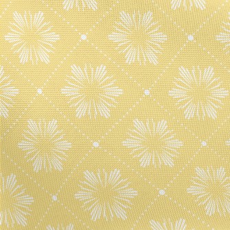 Yellow Summer Rhombus Pongee